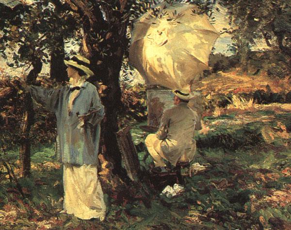John Singer Sargent The Sketchers china oil painting image